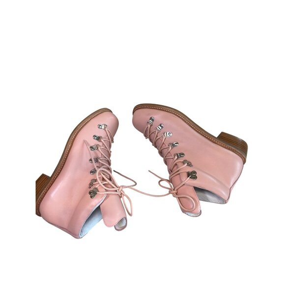 Jeffrey Campbell + Free People Cascade Canyon Leather Lace Up Hiker Boots W's 10 - Picture 11 of 17